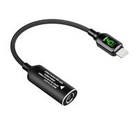 GELRHONR PD 140 W DC7450 a USB C Laptop Adattatore caricatore DC 20 V/5 A con display LED, DC 7,4 mm x 5,0 mm (7,4 x 0,6 mm) femmina a USB tipo C maschio PD cavo adattatore di ricarica per telefoni