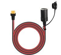 GELRHONR Presa accendisigari per auto a femmina XT60, 14AWG 12V/24V XT60 femmina a femmina accendisigari con cappuccio impermeabile antipolvere-1,5 m