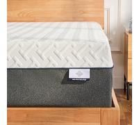 Gelsea Materasso queen size, materasso in memory foam da 30,5 cm in una scatola, infuso di tè verde, carbone di bambù ipoallergenico, prodotto negli Stati Uniti, letto matrimoniale, 152,4 x 203,2 x