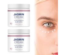 Gelsomino unguento più occhiaie, crema attiva per gli occhi contro occhiaie e palpebre, crema per gli occhi con collagene e aloe vera, crema per gli occhi contro rughe e occhiaie, cura degli occhi (2