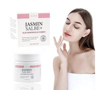 Gelsomino unguento Plus, gelsomino unguento occhi 100 g, attivo al gelsomino contro le occhiaie, affaticamento degli occhi e gonfiore e palpebre flaccide, cura degli occhi per donne e uomini