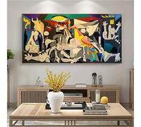 GELYX Famoso Guernica Di Picasso Riproduzioni Di Quadri Su Tela Poster E Stampe Per La Decorazione Della Parete Di Casa 90x180 Cm Senza Cornice