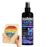 Gem Art Spray Sigillante | 100 ml Asciugatura Rapida Trasparente Impermeabile Facile da Usare | Adesivo Sigillante Per Fissaggio Gemme | per Sottobicchieri Progetti Fai-da-te Artigianato Casa