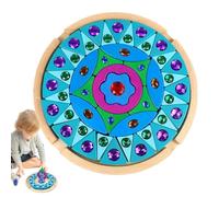 Gem Building Blocks | di costruzione di modelli in legno: di pietre preziose scintillanti, di impilamento educativi per lo sviluppo precoce