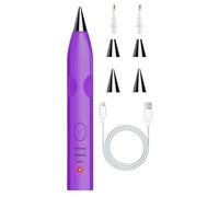 Gem Dot Pen, 3-Level Electric Drill Bead Dot Pen with Tips, Rhinestone Design Tool for Art Crafts, Drawing, Nail, Jewelry, Frame, Embroidery, Coaster, Keychains