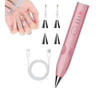 Gem Dot Pen, 3-Level Electric Drill Bead Dot Pen with Tips, Rhinestone Design Tool for Art Crafts, Drawing, Nail, Jewelry, Frame, Embroidery, Coaster, Keychains