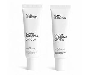 Gema Herrerías Factor Fotobioma Spf50+ 2x50ml
