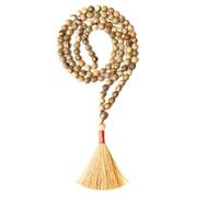 Gemaltic Healing Crystals Jap Mala 108 perline 6 mm sfaccettato gemma mala collana 68 cm circa per meditazione, preghiera, yoga, guarigione Reiki cristallo e rosario uso (diaspro immagine)