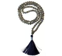 Gemaltic Healing Crystals Jap Mala 108 perline 6 mm sfaccettato gemma mala collana 69 cm circa per meditazione, preghiera, yoga, guarigione Reiki cristallo e rosario uso
