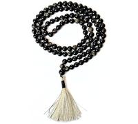 Gemaltic Healing Crystals Jap Mala 108 perline 6 mm sfaccettato gemma mala collana 69 cm circa per meditazione, preghiera, yoga, guarigione Reiki cristallo e rosario uso