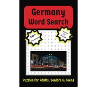 Gemany Word Search Puzzle Book: Word Searches with Easy to Read Print about Germany, German Language, Germany Culture, and More / 6x9 inches, 110 ... … Gift for Vacations, Holidays, and Free Time
