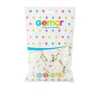 Gemar-Palloncini in Lattice 10" Colore Bianco Pastello CONF.100pz, G90/11