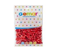 Gemar Palloncini in Lattice 10" Colore Rosso Pastello CONF.100pz