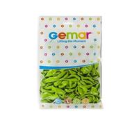 Gemar Palloncini in Lattice 10" Colore Verde Lime Pastello CONF.100pz