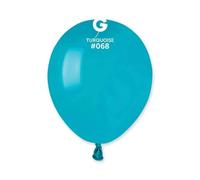 Gemar Palloncini in Lattice 5' Colore Turchese Pastello CONF.100pz