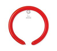 Gemar Palloncini MODELLABILI Q260 Colore Rosso Pastello CONF.100pz