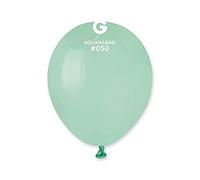Gemar Palloncino rotondo in lattice, 12,7 cm, acquamarina