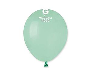 Gemar Palloncino rotondo in lattice, 12,7 cm, acquamarina