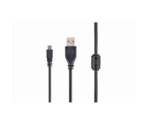 Gembird 1.8m USB 2.0 A/mini-USB cavo USB 1,8 m USB A Mini-USB B Nero