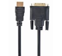 Gembird 5m, HDMI/DVI, M/M DVI-D Nero