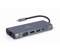 Gembird A-CM-COMBO7-01 interface hub USB 3.2 Gen 1 (3.1 Gen 1) Type-A 625 Mbit/s