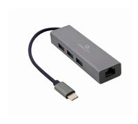 GEMBIRD A-CMU3-LAN-01 HUB & CONCENTRATORE USB 3.2 GEN 1 (3.1 GEN 1) TY