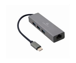 GEMBIRD A-CMU3-LAN-01 HUB & CONCENTRATORE USB 3.2 GEN 1 (3.1 GEN 1) TY