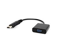 Gembird A-DPM-VGAF-02 Displayport VGA Nero Adattatore cavo - Adattatore per cavo (Displayport, VGA, nero)