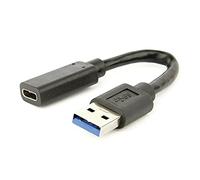 Gembird A-USB3-AMCF-01 cavo USB 0,1 m USB 3.2 Gen 1 (3.1 Gen 1) USB A USB C Nero