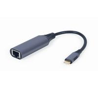 Gembird A-USB3C-LAN-01 Docking station USB 3.2 Gen 1 (3.1 Gen 1) Type-C Nero, Grigio - Nouvo