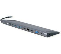 GEMBIRD ADAPTADOR COMBINADO USB TIPO C 5 EN 1 (HUB + HDMI + PD + LECTOR DE TARJETAS + LAN)