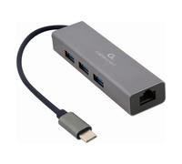 Gembird Adattatore di rete Gigabit (1000Base-TX) CABLEXPERT USB C Gray A CMU3