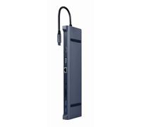 Gembird Adattatore Multiporta USB Tipo C 10 EN 1 3 5 MM Grigio Spaziale