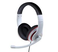Gembird Cuffie MHS-03-WTRDBK Cablate da gaming Nero, Rosso, Bianco