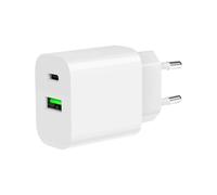 Caricatore USB Gembird TA-UC-PDQC20-01-W 2 Porte Ricarica Rapida 20W Bianco