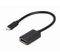 Gembird Cavo adattatore USB-C a DisplayPort A-CM-DPF-02 4K 15 cm Nero