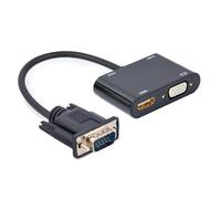 E_0002_S9115231 Gembird Adattatore VGA con HDMI GEMBIRD A-VGA-HDMI-02 Audio E tv