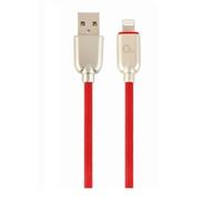 GEMBIRD CAVO CARICA E DATI USB-A 2.0 8-PIN LIGHTNING 2MT ROSSO (CC-USB2R-AMLM-2M-R)