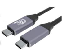 Gembird - CCBP-USB4-CMCM240-1.5M cavo USB USB4 Gen 3x2 1,5 m USB C Nero, Argento