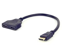 Gembird Cavo HDMI CABLEXPERT Passive dual port Black DSP 2PH4 04