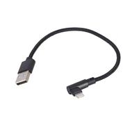 Gembird CC-USB2-AMLML-0.2M cavo Lightning 0,2 m Nero