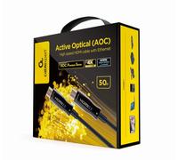 Gembird CCBP-HDMI-AOC-50M-02 cavo HDMI HDMI Type A (Standard) Nero - Nouvo