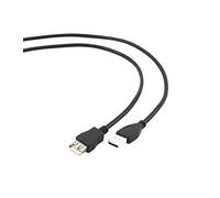 Gembird CCP-USB2-AMAF-15C 4.6m USB A USB A Maschio Femmina Nero cavo USB