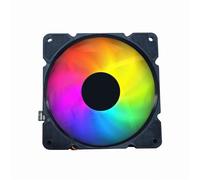 Gembird CPU-HURACAN-ARGB-X140 Ventola di raffreddamento CPU 12 cm 100 W LED RGB 4 pin