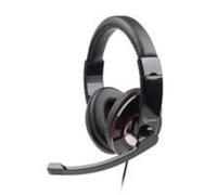 Gembird MHS-001 cuffia e auricolare Cablato A Padiglione MUSICA Nero