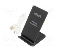 Gembird EG-WPC10-02 caricabatterie per dispositivi mobili Smartphone Nero CC Ricarica senza fili Interna - Nouvo