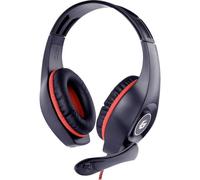 Cuffie da gioco Gembird GHS-05-R con controllo del volume Rosso/Nero