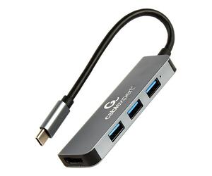 Gembird HUB 2 in 1 CABLEXPERT USB C Grey A CM COMBO2 01
