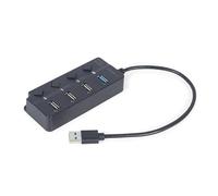 GEMBIRD Hub USB UHB-U3P1U2P3P-01 Nero