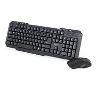 Set desktop wireless QWERTY Gembird KBS-WM-02